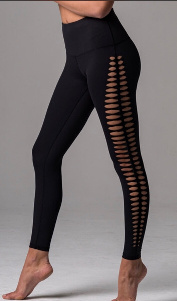 Laser-Cut and Bonded Essential Foldover High-Waisted Leggings – Spa &  Lifestyle Store at Cross Gates